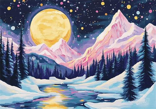 Jigsaw Puzzles for Adults 3000 Landscape Jigsaw for Adults Impossible Difficult Challenge Premium Sustainable Abstract Puzzle Mastermind Game, Fun Iq Smart Games, for Home Decor Gifts for WomenU-223