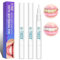 3 Stylos de Blanchiment Dents, Soins des Dents, Blanchir les Dents Facilement, Élimination Efficace des taches Nettoyer Dentaire, Facile à Utiliser, Blanchiment des Dents N'importe Où, Menthe