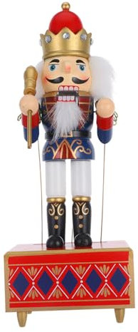 CANIGHT Box Xmas Nutcracker Music Box Handpainted Design Decorative Music Box Christmas Year Festivals for Desks Tables Windowsills and More