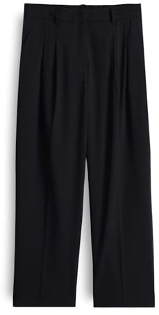 OPUS PANTS Damen City Pants | LESSIEH Relaxed City Pants mit Komfortbund Black, 34