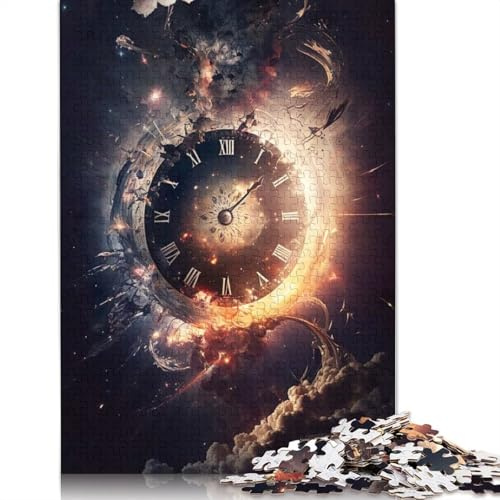Big Bang of Time Puzzles 1000 Teile Schwer Puzzle Spielzeug Pädagogisches Spiel Impossible Herausforderung Spielzeug Für Erwachsene Und Kinder Ab 12 Jahren 500pcs (52x38cm)