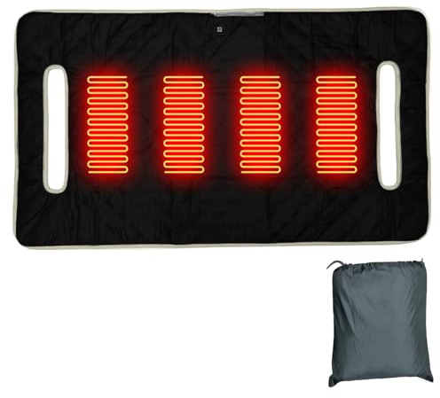 Kexpery Golf Cart Sitzbezug, beheizbar, wasserdicht, mit Heizkissen, für Golfwagen, Zubehör, Heizung USB Typ C