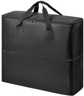 24inch/27inch Monitor Carrying Case Travel Carrying Bag Protective Box for Desktop Computer PC Chassis Keyboard Cable Display Screen Carrying Case