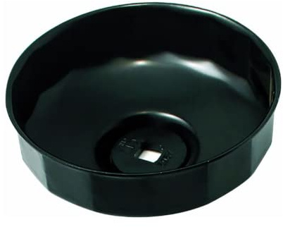 CTA Tools A255 Cap-Type Oil Filter Wrench - 65/67mm x 14 Flute - Professional Grade, Black Finish, Precision-Stamped, Deep-Reach, 3/8-Inch Drive, Oil Filter Wrench