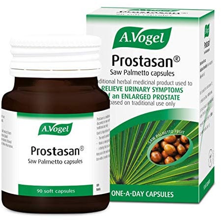Saw Palmetto Capsules | A.Vogel Prostasan® | Relieve Urinary Discomfort in Men with BPH | Frequent Urination | Weak Flow | 3 Months Supply | 90 Capsules
