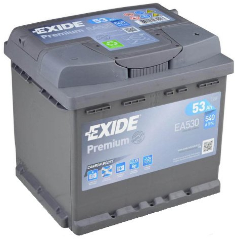 EA530 Exide Premium Superior Starterbatterie 12V 53Ah