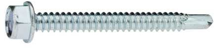 Reidl Bohrschrauben Blechschrauben mit Bohrspitze 4,8 x 25 mm DIN 7504 Stahl galv. verzinkt farblos 1000 Stück