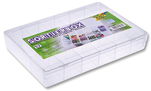 Bringmann Sortierbox transparent. 18 x 26.5 x 4 cm