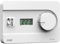 VEMER VE757700 Termostato Calefacción de Pared, Pantalla LCD y Pomo de Ajuste, Alimentación Pilas, Blanco