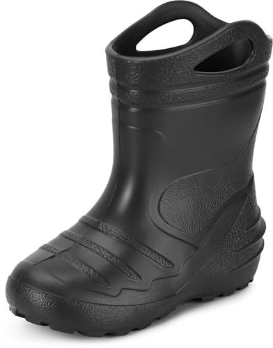 Ladeheid Gummistiefel Kinder federleichte Eva Regenstiefel für Mädchen und Jungen Thermo Gummistiefel gefüttert KL051