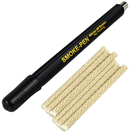 Arctic Hayes 333110 Stylo fumigène 6 bâtons de test pour un léger mouvement d'air, gaz, contrôle obligatoire des déversements de CO des seuils de chaudière/caisse, noir
