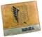 Unbekannt Attack on Titan Kinder Kunstleder Brieftasche Logo Scouting Legion - 12 x 10 cm