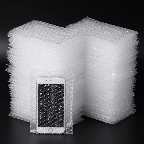 Mr. Pen- Bubble Pouches Wrap, 10x15 cm, 100 Pack, Double-Walled Bubble Cushioning Bags for Fragile small Items, Packing, Shipping, Storage and Moving