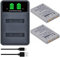 PowerTrust 1500mAh EN-EL5 Akku und Ladegerät für Nikon COOLPIX P530 P520 P510 P500 P100 P90 P80 P6000 P5000 P5100 P4 P3 S10 7900 5900