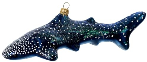 Holyart Walhai, Weihnachtsbaumschmuck aus mundgeblasenem Glas