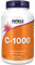 Now Foods, C-1000, 1.000 mg, 250 Compresse vegane, Testato in Laboratorio, Vitamina C, Rosa canina, Senza Glutine, Senza Soia, Vegetariano