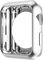 Leotop Kompatibel mit Apple Watch Hülle 42mm 38mm, Weiche TPU Plated Case Gehäuse Schutzfolie Schlankes Displayschutz Stoßstange Rundherum Abdeckung für iWatch Series 3 2 1 (42mm, Silber)