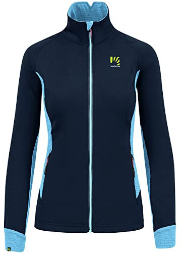 KARPOS 2532004-011 PIZZ.Evo W F-Z FL Maglia Lunga Donna Sky Captain/Blue Atoll Taglia XS