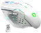 EMPIRE GAMING - RF903 Mouse da Gioco Gaming Wireless 2.4GHz Ricaricabile - Retroilluminazione LED RGB - Ergonomico - 4800 DPI 500Hz - PS4, PS5, Xbox One/Series, PC e Mac - Bianco