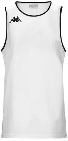 Kappa Unisex 4 Korb, Danco Weiß-Schwarz Basketball-Ausrüstung, bunt, XL