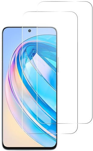 QUITECO Panzer Schutz Glas für Honor X8a [2 Stück] Schutzfolie Glas Display Panzerfolie Schutzglas