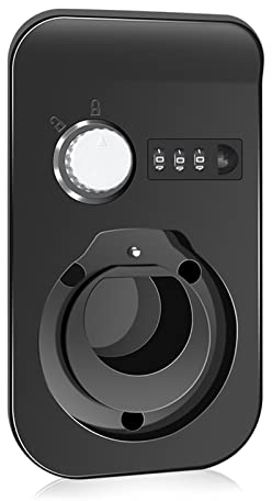 Schützende Führende Wallbox Ladedüsenstecker Halterung mit Passwortsperre Elektrofahrzeug Ladekabelhalterung Ladehalter Schützende Führende Wallbox Halterung 3 in 1 Universal Multifunktional