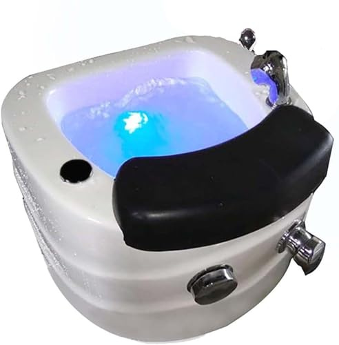 YANGYMM Tragbare Fuß-Spa-Badewanne, PediküRe-SchüSsel, FußBad mit WäRme Und Massage Und DüSen, FußBad-MassagegeräT, Einstellbare Temperatur, PediküRe, Verbessert Die Durchblutung