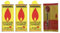 3 x Lighter Fluid 133ml - Long-Lasting, Clean Burning Fuel for Everyday Use with 1 X Ronson '9s' Flints