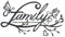 Family Wanddeko Metall, Familie Wanddekoration Schwarz, WortschildFamily Wandkunst Wandbehang Where Life Begins Love Never Ends für Wohnzimmer Schlafzimmer Küche Flur Zuhause Büro Hotel Dekor