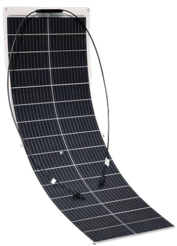 LwiftGal Panel Solar Monocristalino Ultraligero Kit Flexible,400W 18V Kit De BateríA Solar Semi-Flexible,con Controlador De 40A,Double