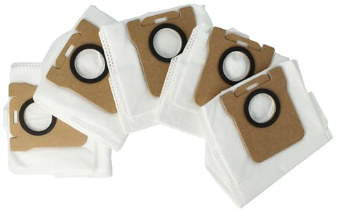vhbw 5X Staubbeutel kompatibel mit Dreame L20 Ultra, S10, Mova S10 Plus Saugroboter - Beutel für die Absaugstation