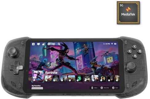 OnePro Cloud Handheld Portable Remote Play Gaming Console, For Xbox Cloud Gaming, NVIDIA GeForce NOW, Playstation, PC, Long-Battery Life, 7 1080P Touchscreen, Lightweight Retro Game Handheld - 64G