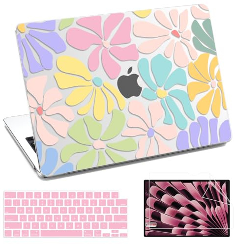AKIT Print Case for MacBook Air 15 inch M5 M4 M3 M2 Chip 2026-2023