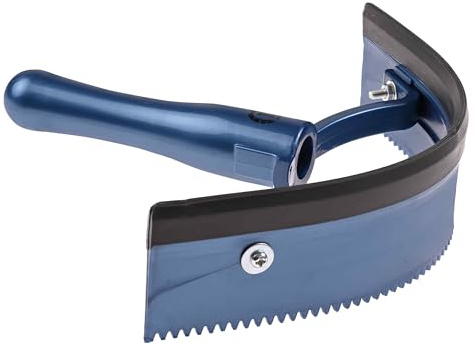 Imperial Riding Schweißmesser IRH, effektives Schweißmesser zum Entfernen von Wasser und Schweiß, ergonomischer Abzieher für Pferdepflege mit stylischem Stall-Look, Saphir