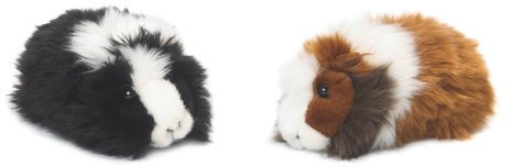 Mimex WWF14559 - Plüsch Meerschweinchen, 19 cm, 2-fach sortiert