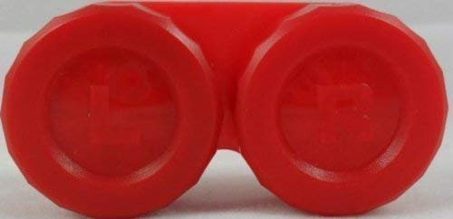 Red Contact Lens Soaking Storage Case