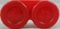 Red Contact Lens Soaking Storage Case