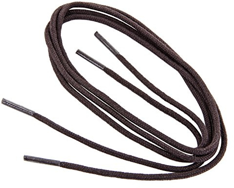 1 Paar Collonil Schnürsenkel - rund - dünn - Ø ca. 2,0 - 2,5 mm - verschiedene Farben und Längen, Braun, 100 cm