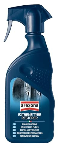AREXONS Gomma Lucida, Schiuma Attiva per la Detersione e Protezione degli Pneumatici, 400ml