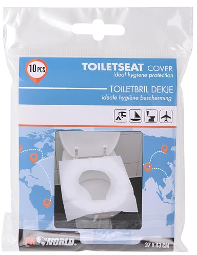 BigBuy Cleaning Hygiene-Schutz für WC Primizima, 10 Stück V0400120, Erwachsene, Unisex, Mehrfarbig, Einheitsgröße