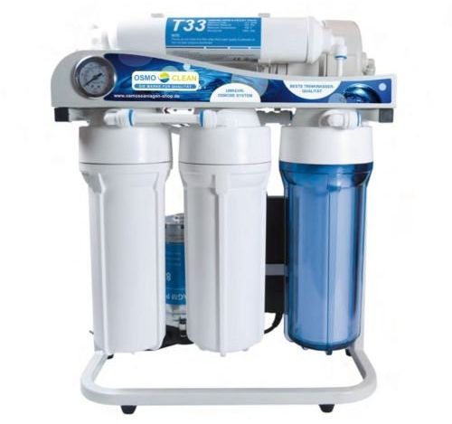 Osmoseanlage 500 GPD Directflow Modell Exklusive, 5-stufig mit einem Ab/Reinwasserverhätlniss von ca. 1:1 Brandneu 1900 Liter am Tag inkl. Ersatzfilterset und Vormontage