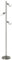 Trango 3-flammig LED Stehlampe incl. 3x 3 Stufen dimmbar LED Modul Leuchtmittel & 3x satiniertes Echtglas Lampenschirm TG1520 Stehleuchte, schwenkbar & drehbar Höhe: 170cm