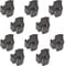 Spares2go Pan Grid Rubber Buffer for Indesit Oven Cooker Hob (Pack of 10)