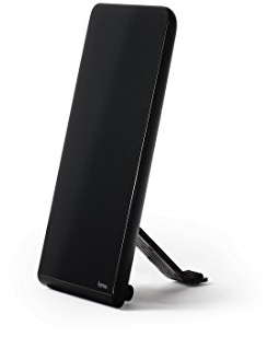 Hama DVB-T/DVB-T2 Zimmer-Antenne für Radio/TV (flach, für digitalen DVB-T/T2 und DAB/DAB+ Empfang, aktive Verstärkung, Performance 35, auch im Auto/Wohnwagen einsetzbar, fernspeisbar)