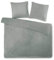 aqua-textil Feelwell Bettwäsche 200 x 200 cm 3teilig Coral Fleece Bettbezug Mikrofaser Thermo Flausch Silber grau
