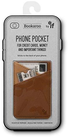 IF Bookaroo Pocket, Phone Accessory Credit Card Case, 10 cm, Brown