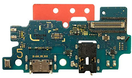 OnlyTech – Ladeanschluss kompatibel mit Samsung Galaxy A50 A505F – Internes Ersatzteil mit USB Typ C, Mikro, Antenne und Klinkenstecker
