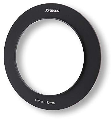 JONGSUN Adapterring, Step Up Vergrößernde Filteradapter Aerometall, Kompatibel mit Kamera Objektiv Aller Hersteller (62mm-82mm)