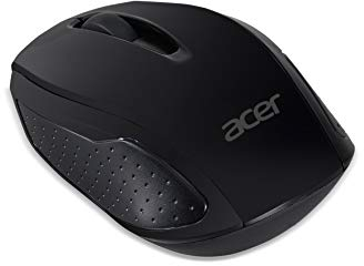 Acer Wireless Chrome Maus G69 RF2.4G (1600 DPI, WWCB-zertifiziert, Smart-Power-Management, schlankes Design, feines Scrollrad) schwarz