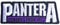 Pantera Patch Cowboys from Hell Band Logo Official Embroidered Woven Iron on Taglia unica